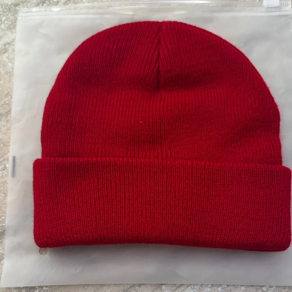 Classic Red Winter Baby Beanie hat